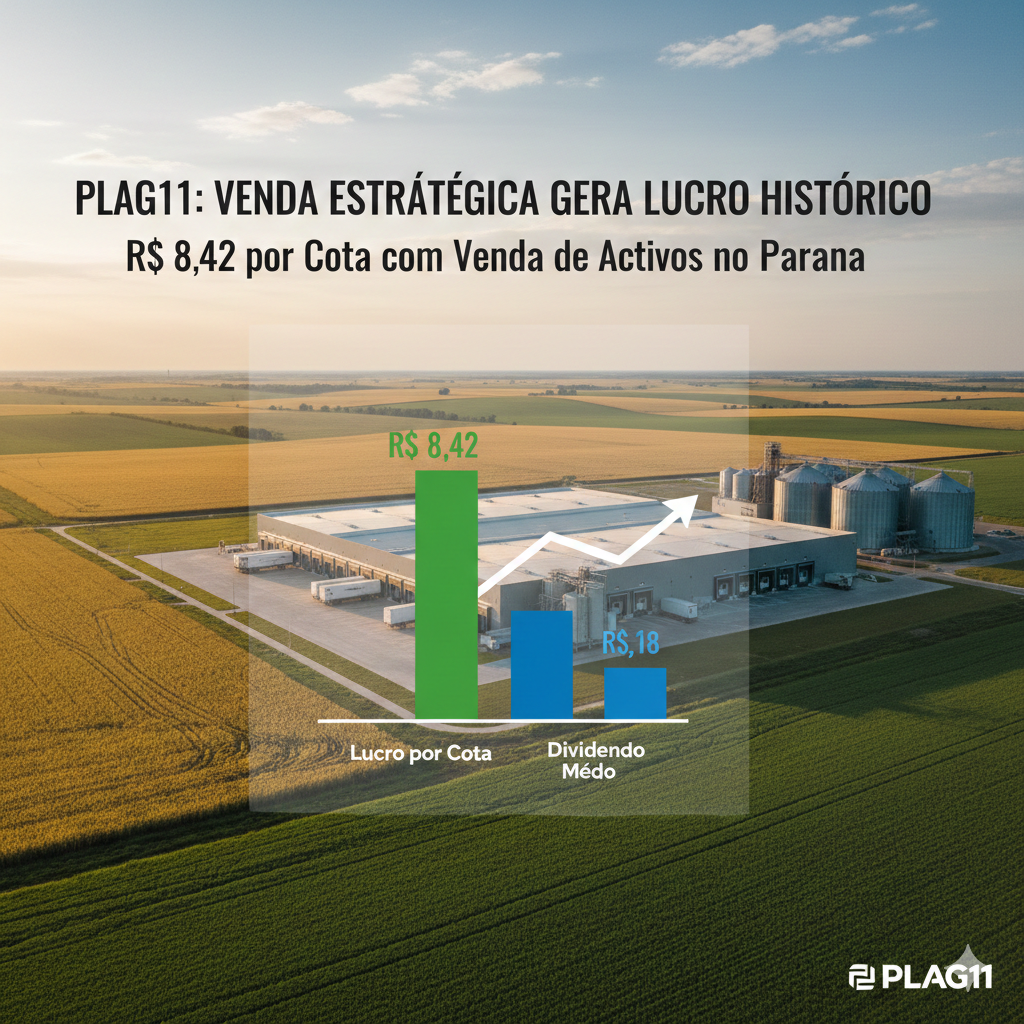 Pátria Logística Agro (PLAG11) Anuncia Venda Estratégica de Ativos no Paraná com Lucro de R$ 8,42 por Cota