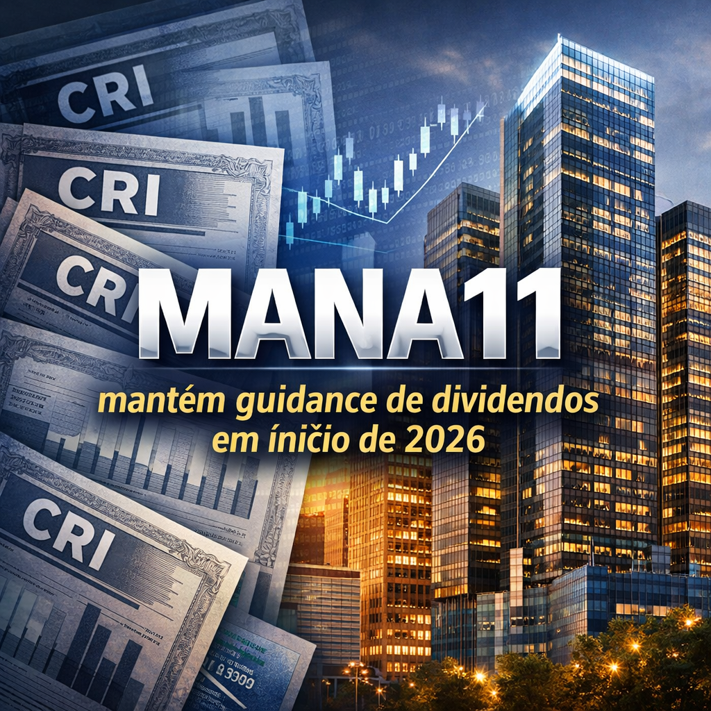 MANA11 distribui R$0,11/cota e mantém guidance de dividendos em início de 2026